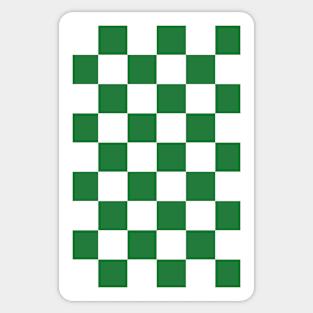 Checkered Green Sticker